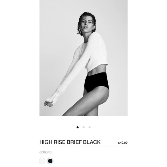 ETERNE Set of 2 Underwear BLACK Size XS NWT - Picture 5 of 7